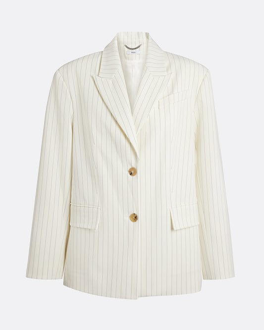 Maurissa Ivory Pinstripe Jacket