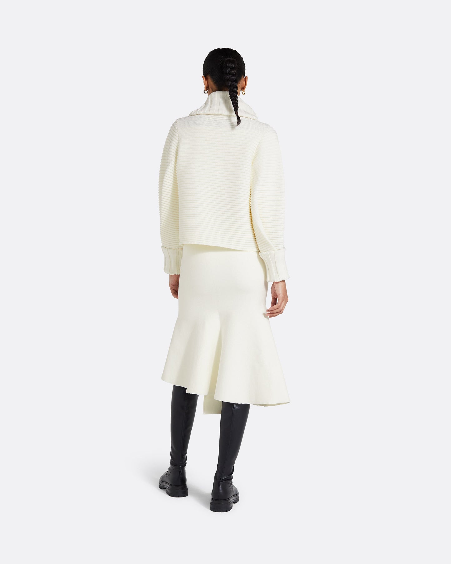Mirielle Ivory Knit Cadigan
