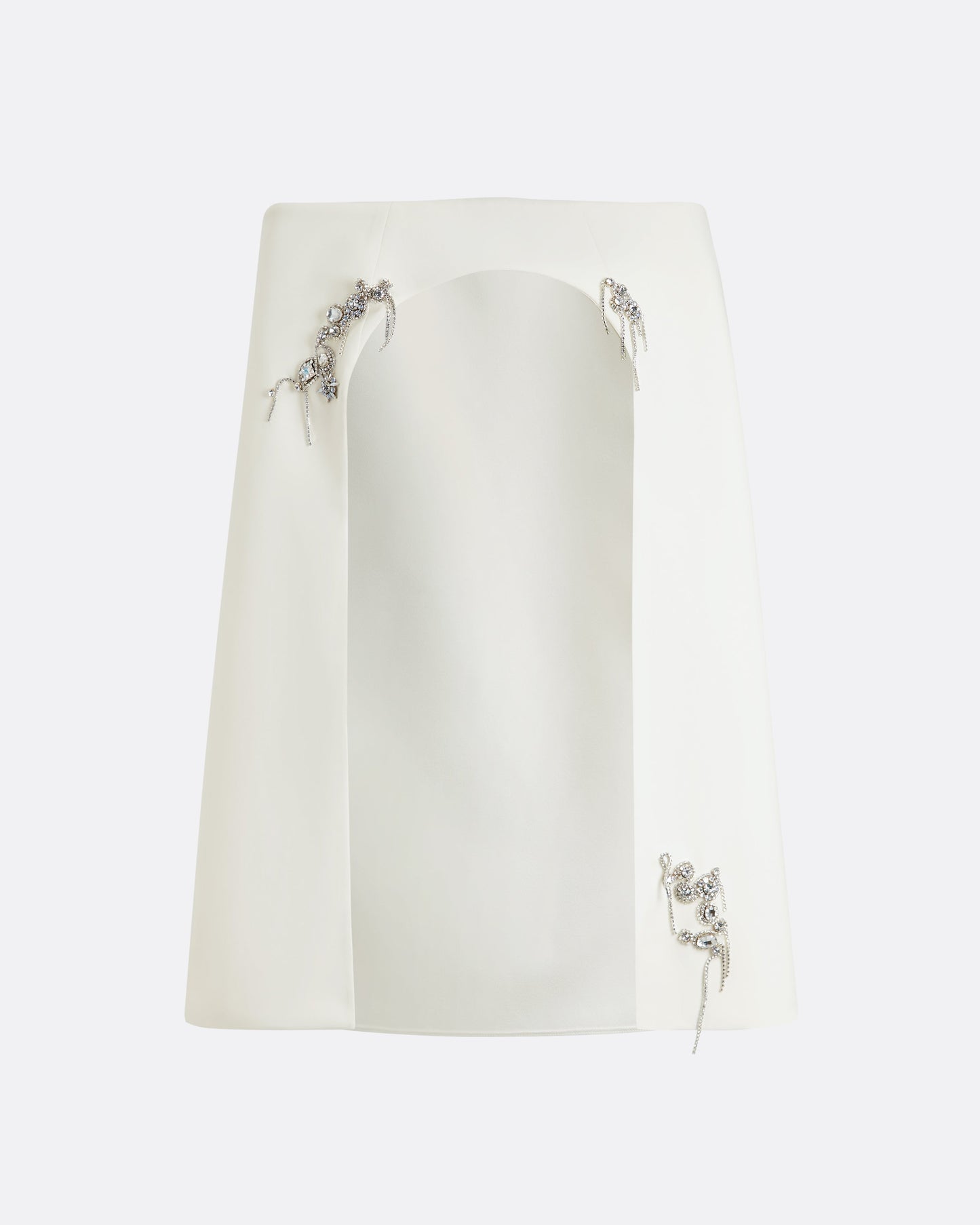Manorel Ivory And Broken Jewellery Embroidery Harness