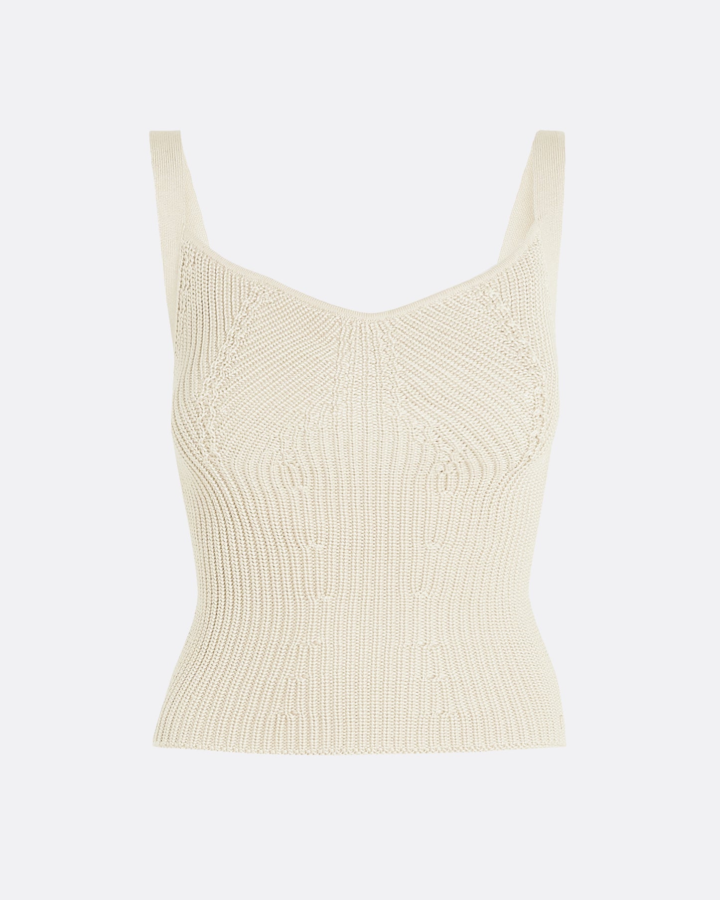 Amal Ivory Crochet Top