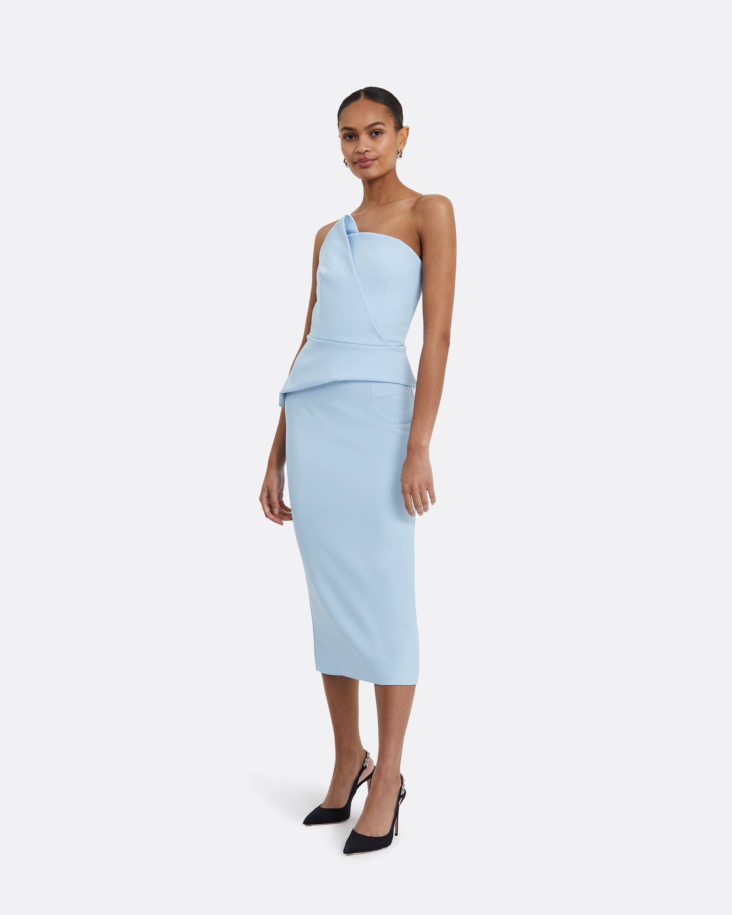 Pale blue bodycon dress new arrivals