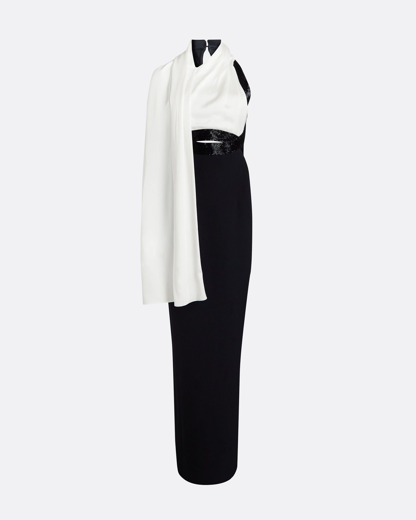 Lexi Black & Ivory Long Dress