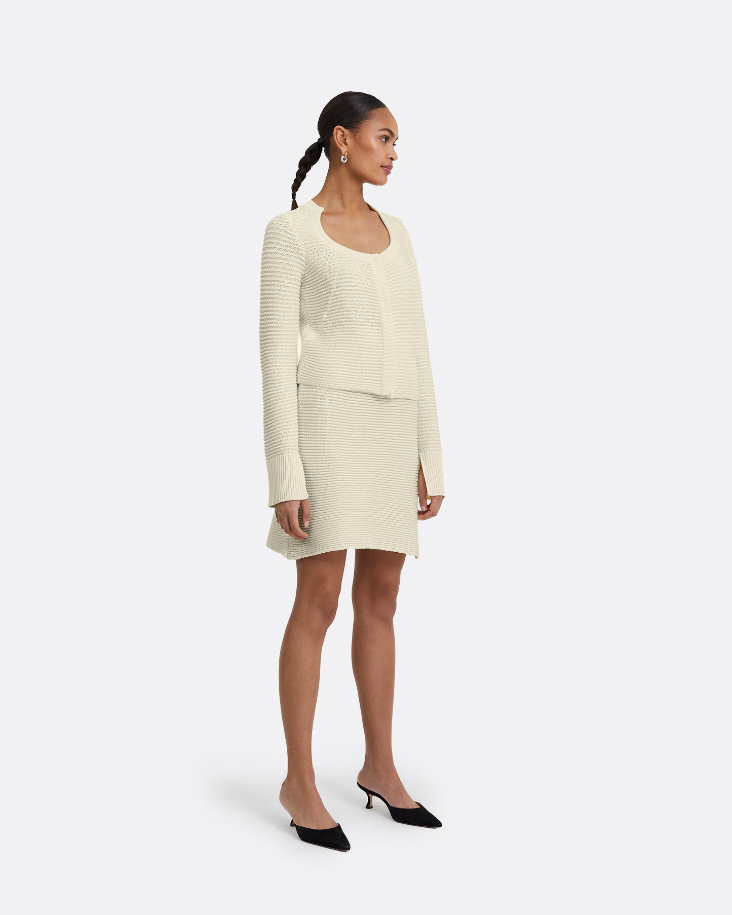 Kelly Ivory Crochet Skirt