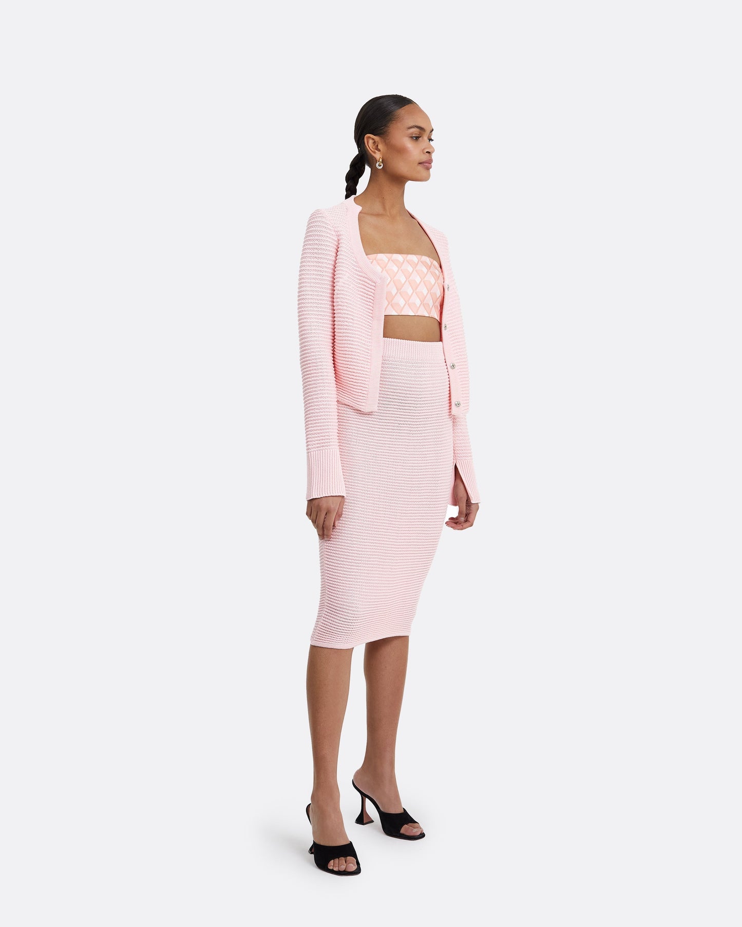 Sabah Rosa Crochet Skirt