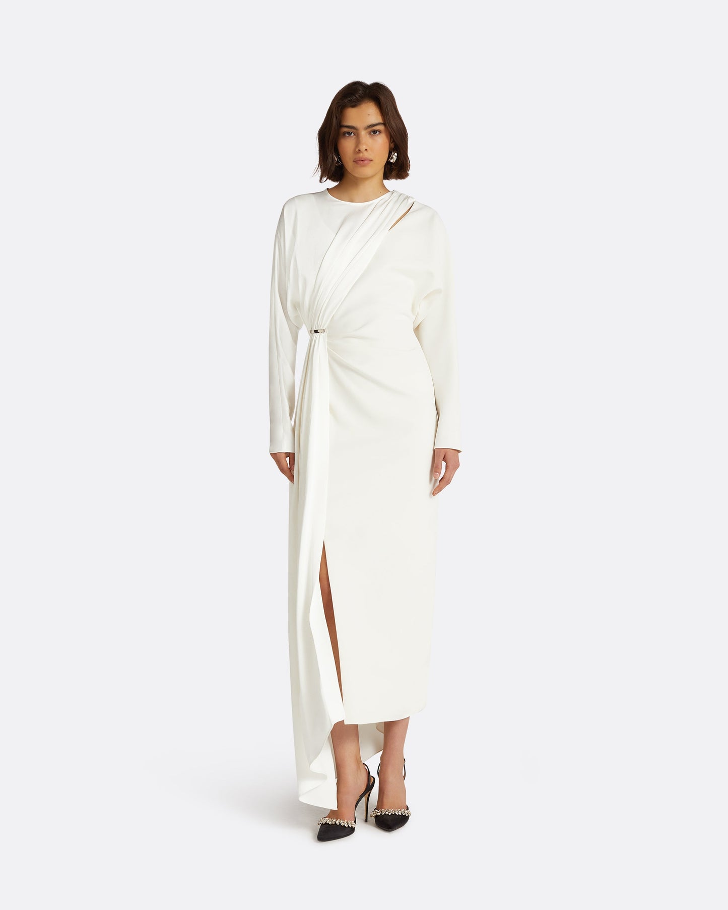 Winona Ivory Midi Dress