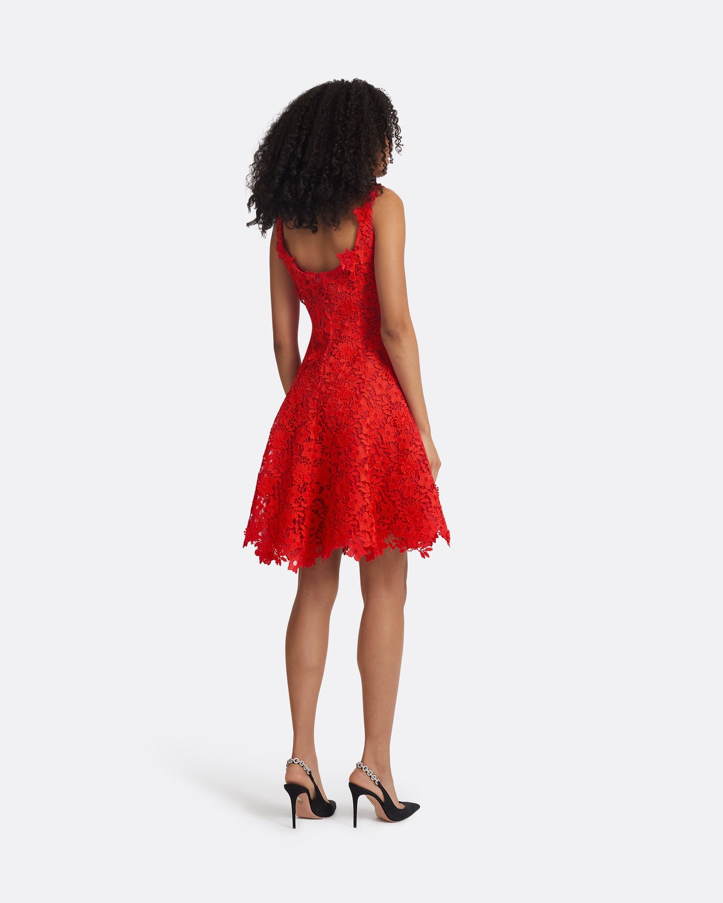 Marrie Lacquer Red Short Dresses