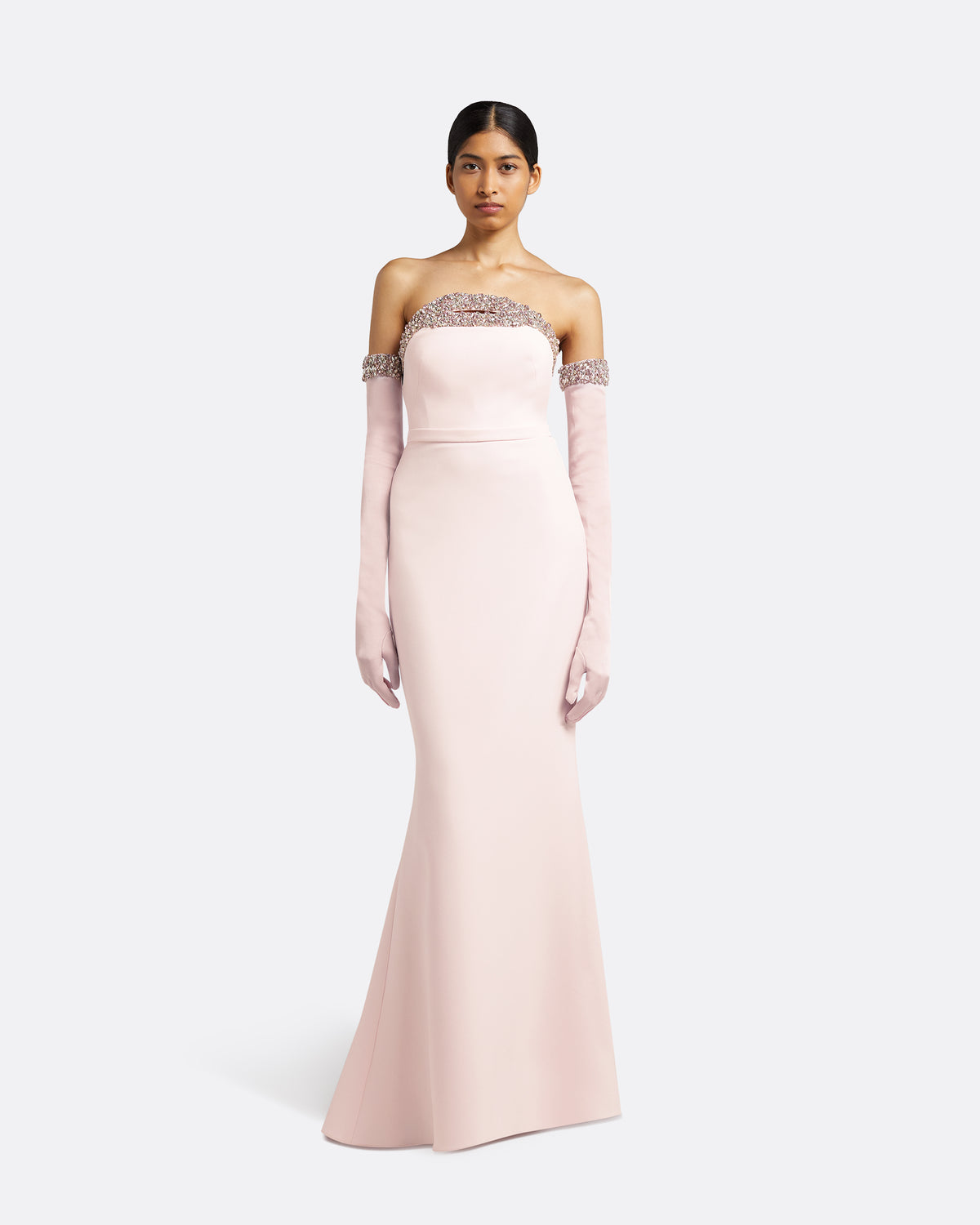 Donatella Barely Long Dress Antonia Gloves