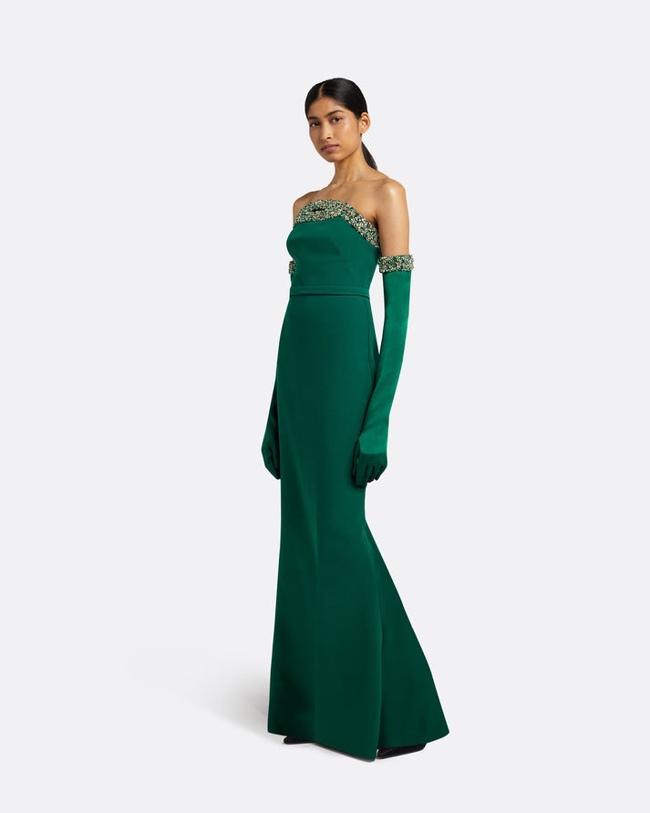 Donatella Botanic Long Dress With Antonia Gloves main image 0