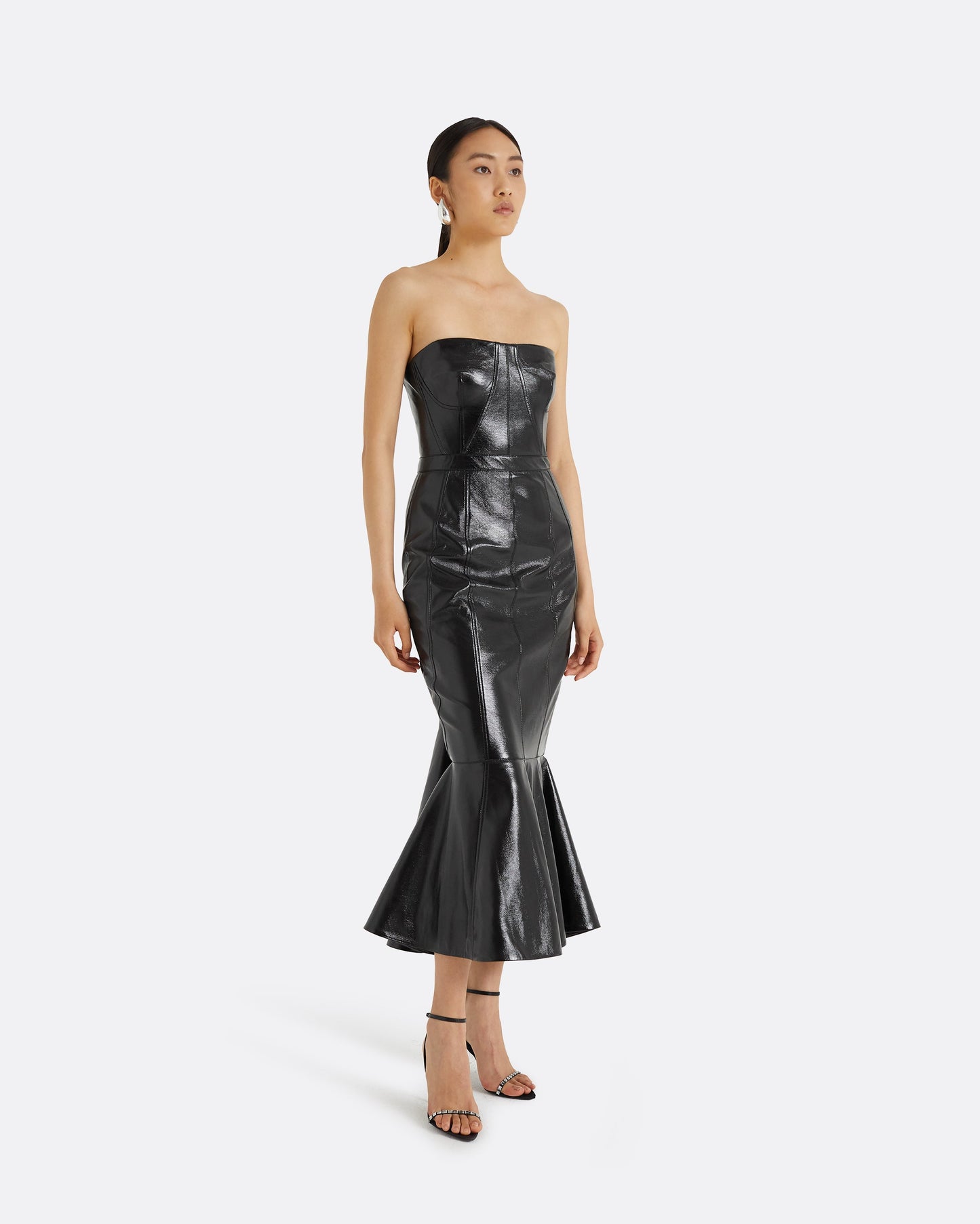 Hensley Black Midi Dress