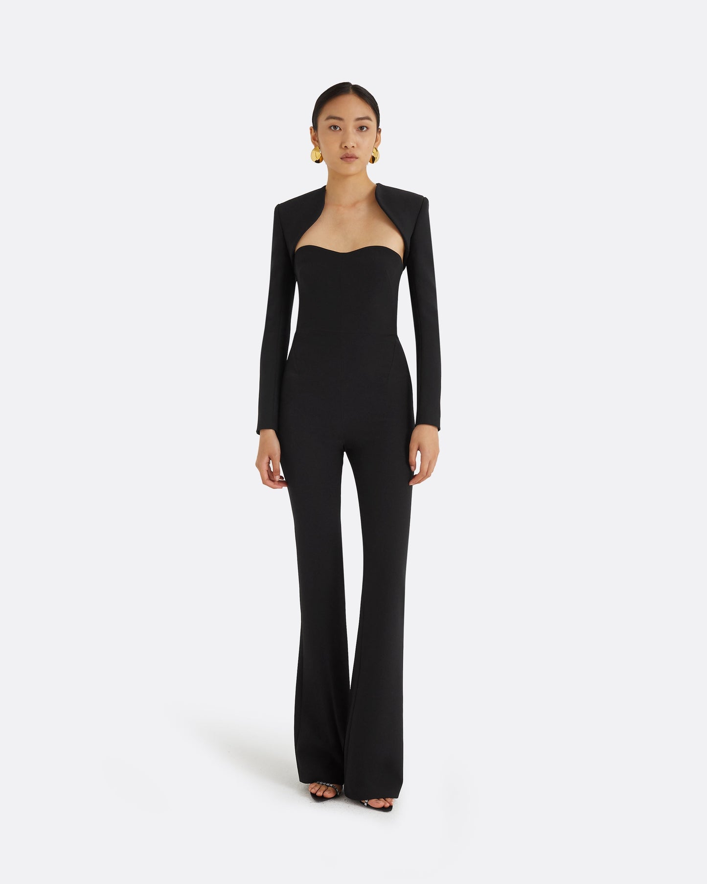 Trix Black Harness With Immie Jumpsuit