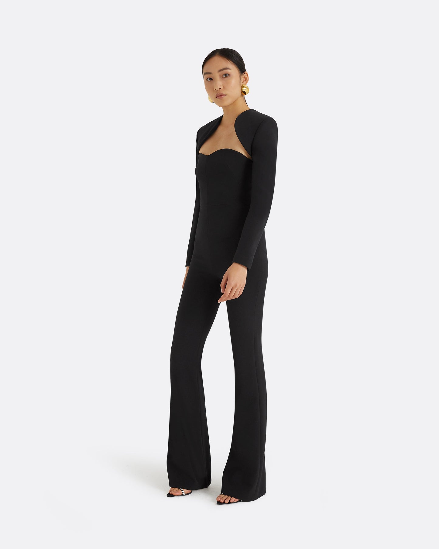 Trix Black Harness With Immie Jumpsuit