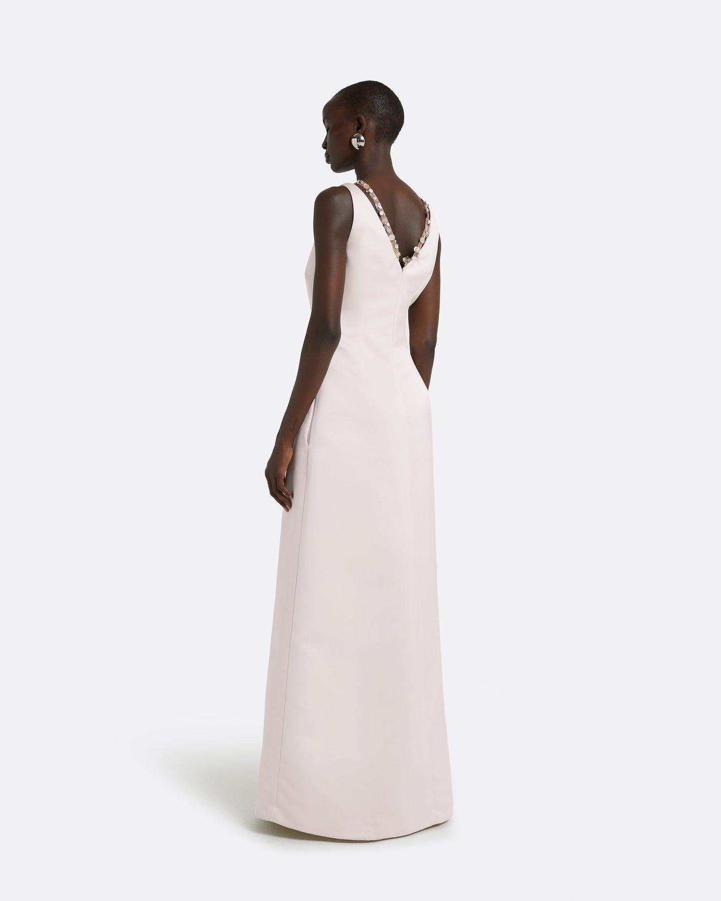 Mariam Barely Pink Long Dress