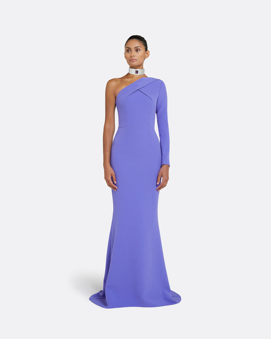 Rihanna Anemone Blue Long Dress