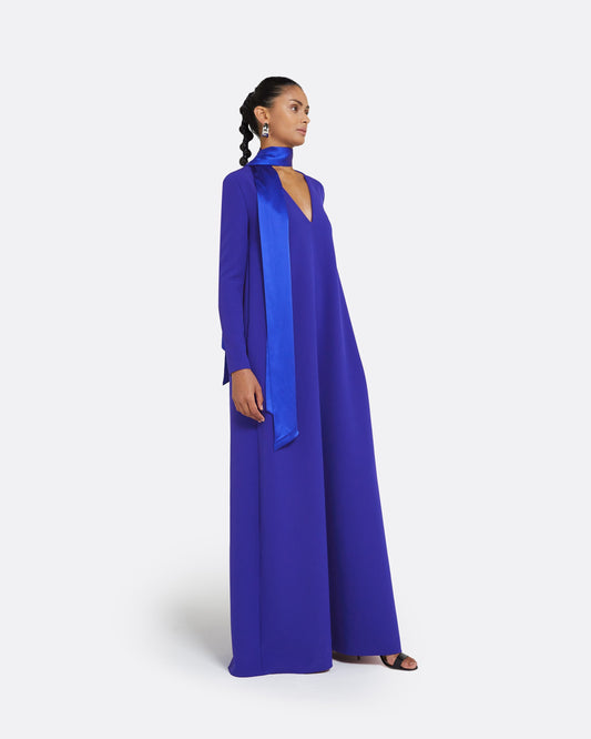 Aleah Azure Blue Long Dress