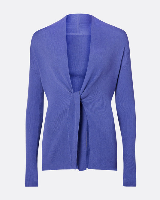 Uichama Anemone Blue Knit Cardigan