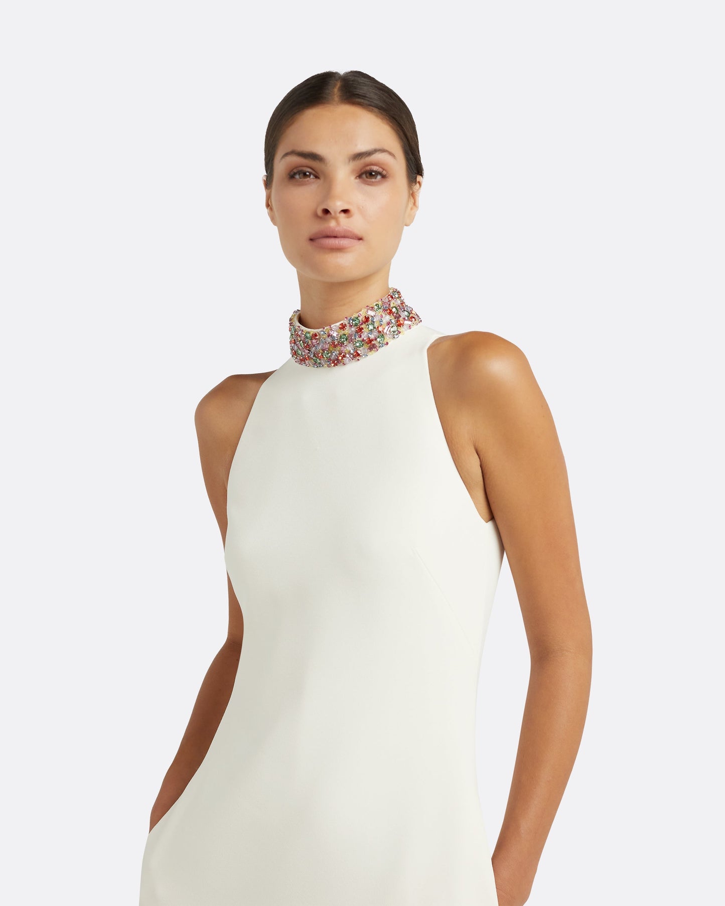 Priscilla Ivory Long Dress