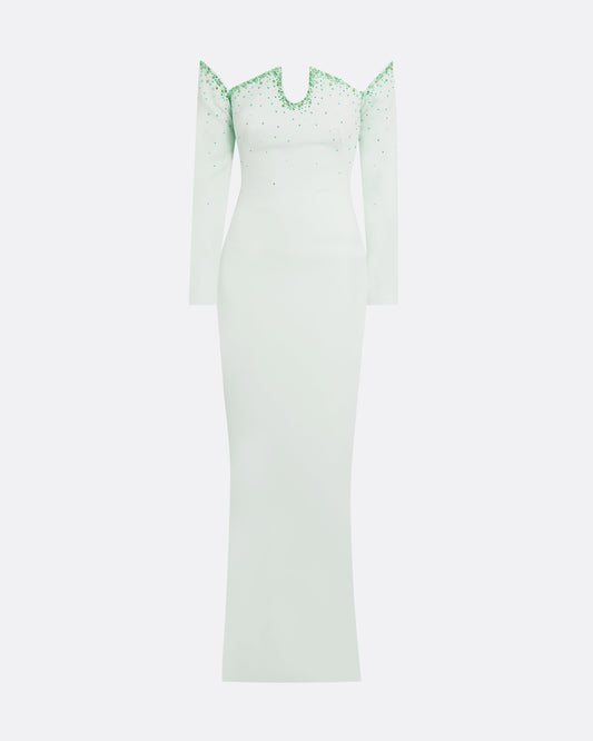 Bessy Glacier Long Dress