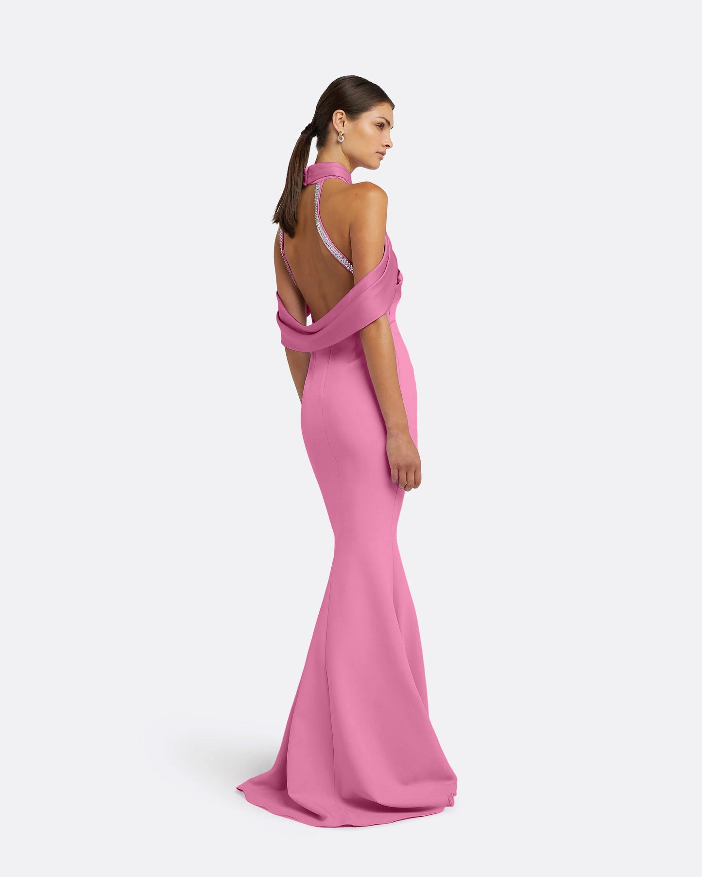 Louella Aurora Embroidered Long Dress
