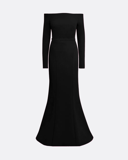 Rory Long Dress in Black