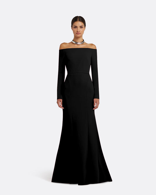 Rory Long Dress in Black
