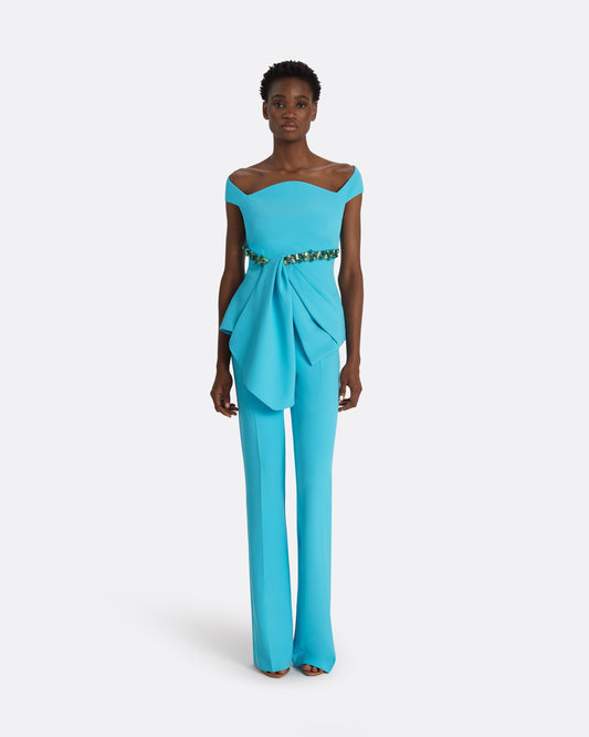 Alexa Aquamarine Trousers