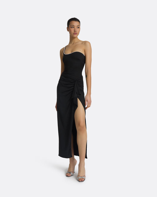 Tillian Black Swim Skirt