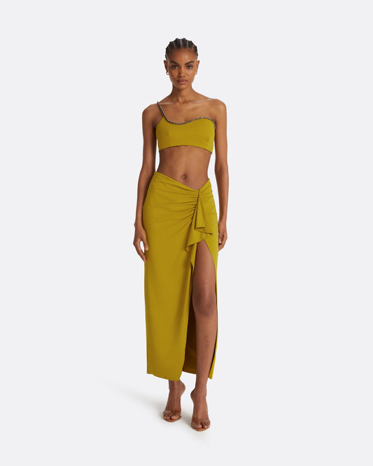 Amyralle Chartreuse Bikini Top