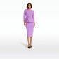 Paisley Lupine Top With Embroidered Belt