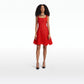 Marrie Lacquer Red Short Dresses