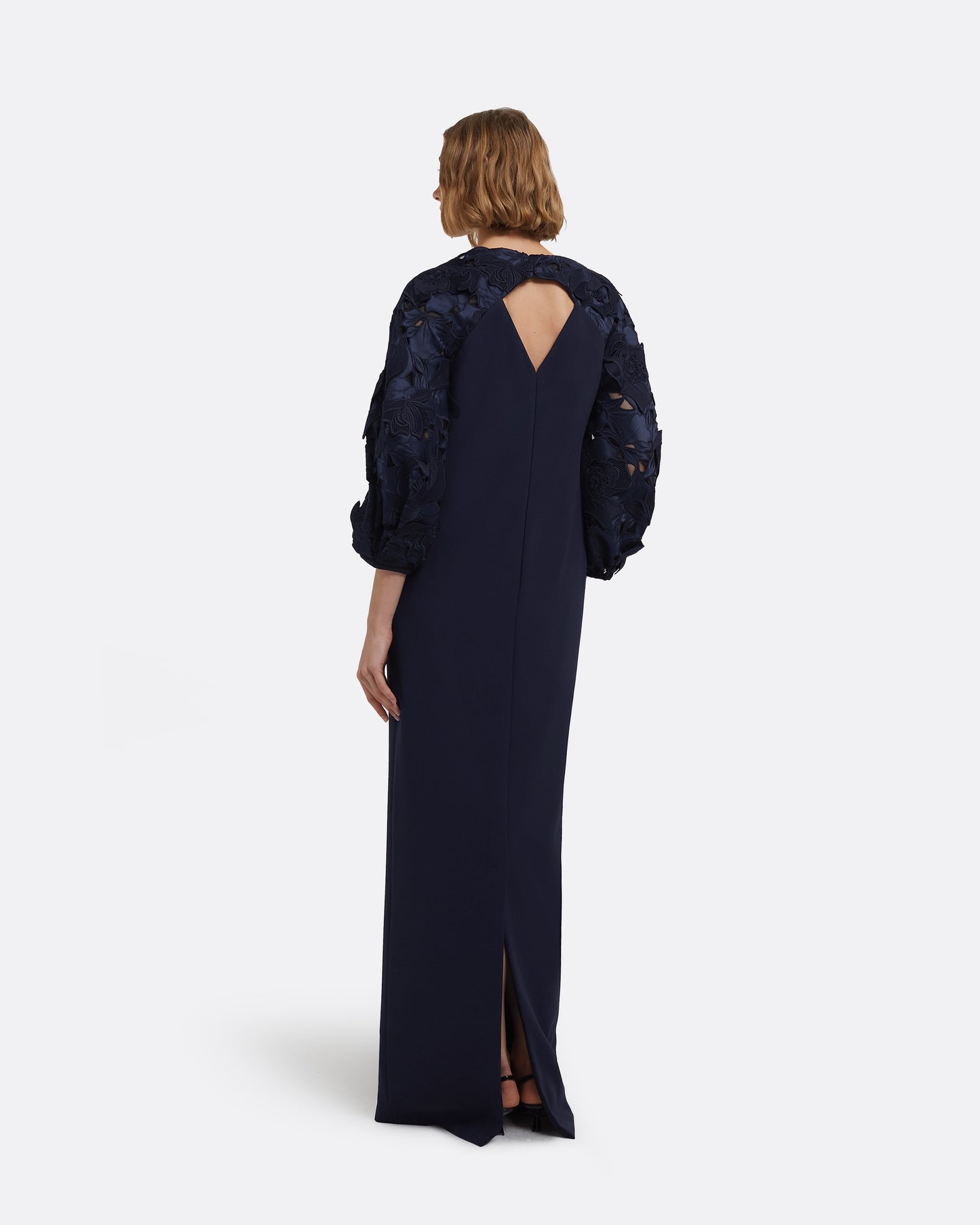 Amiren Long Dress in Navy on Maritime