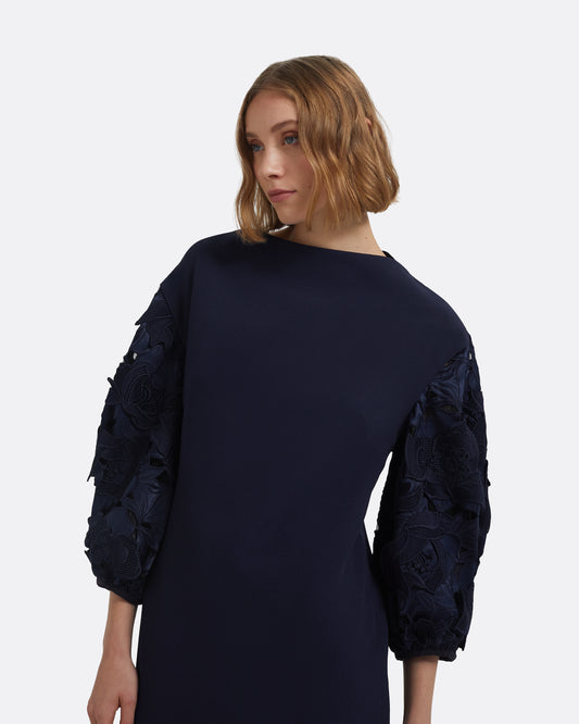 Amiren Long Dress in Navy on Maritime
