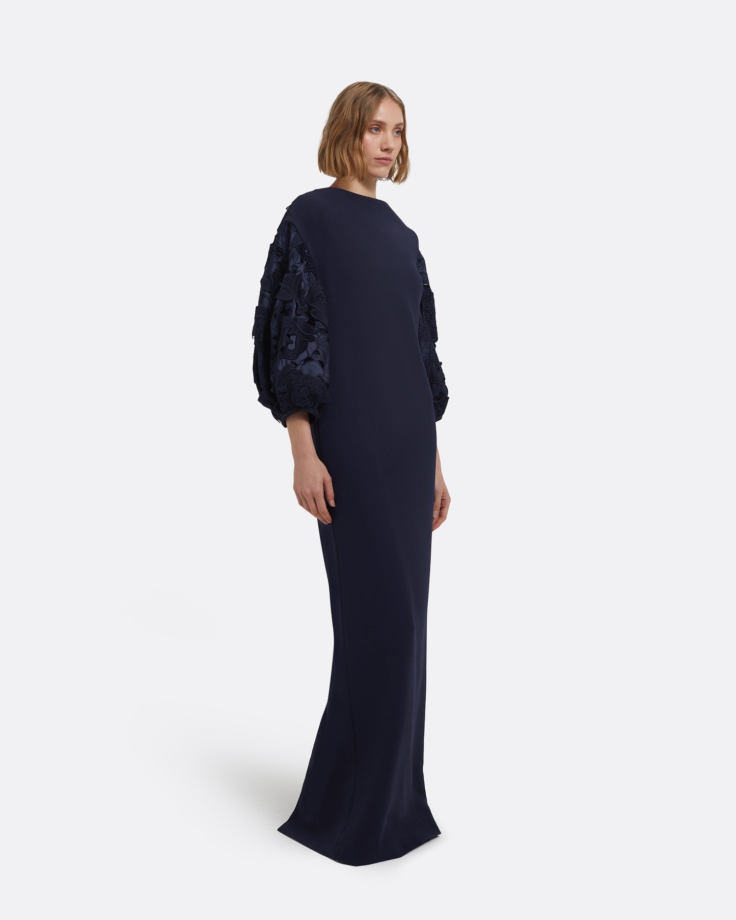 Amiren Long Dress in Navy on Maritime