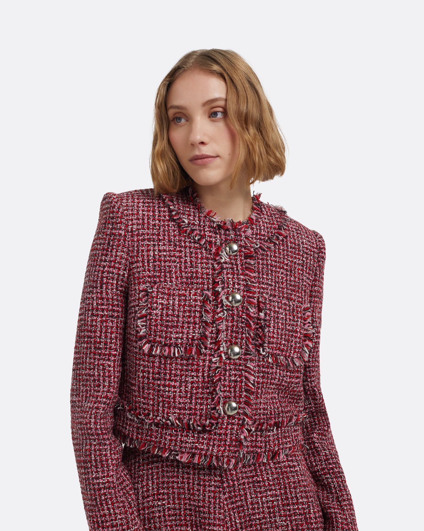 Amaya Jacket in Multi-Pinks