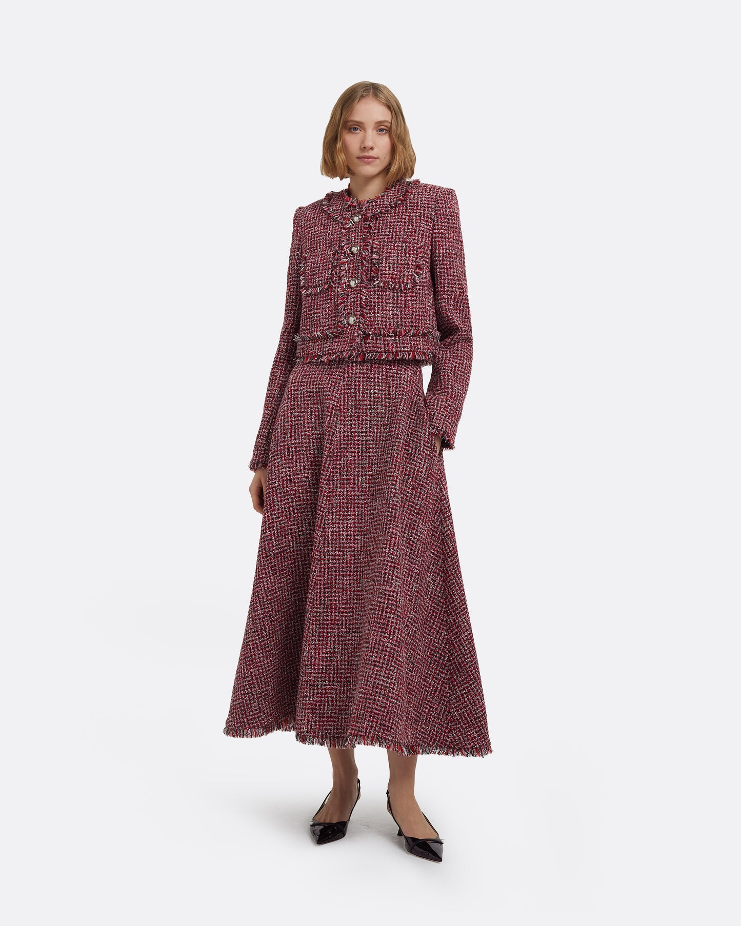 Amaya Jacket in Multi-Pinks
