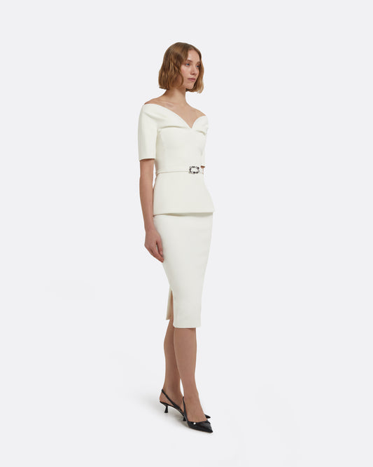 Lyddie Top in Ivory