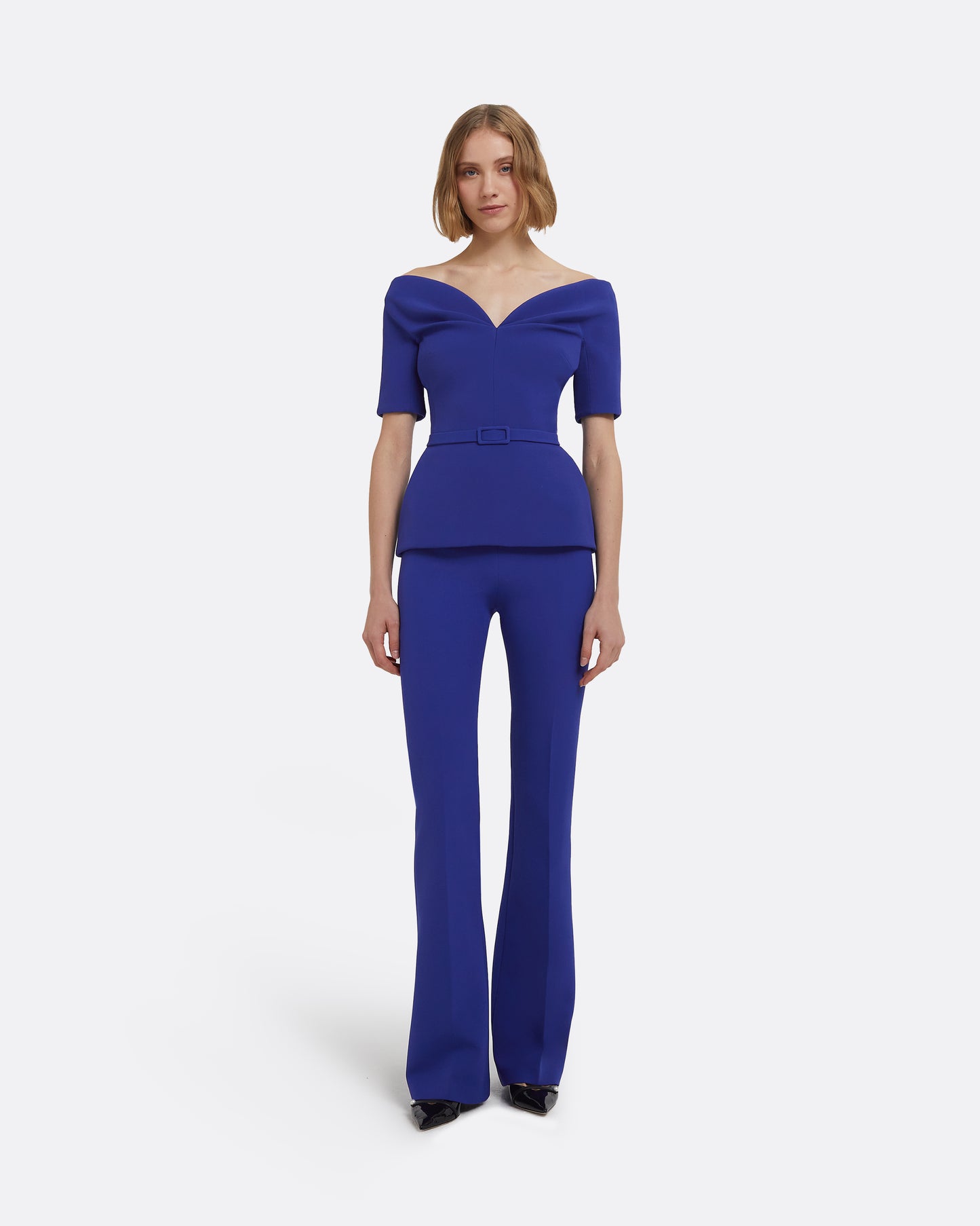 Lyddie Top in Skiathos Blue