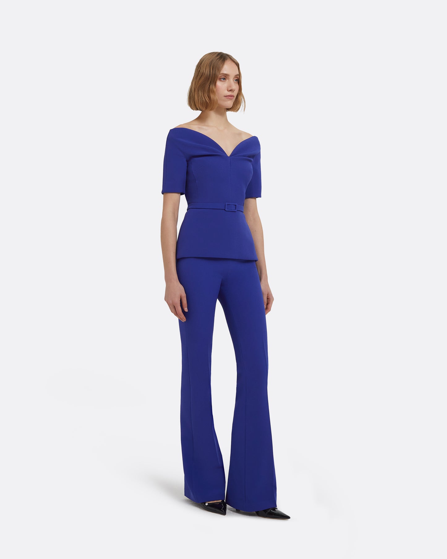 Lyddie Top in Skiathos Blue