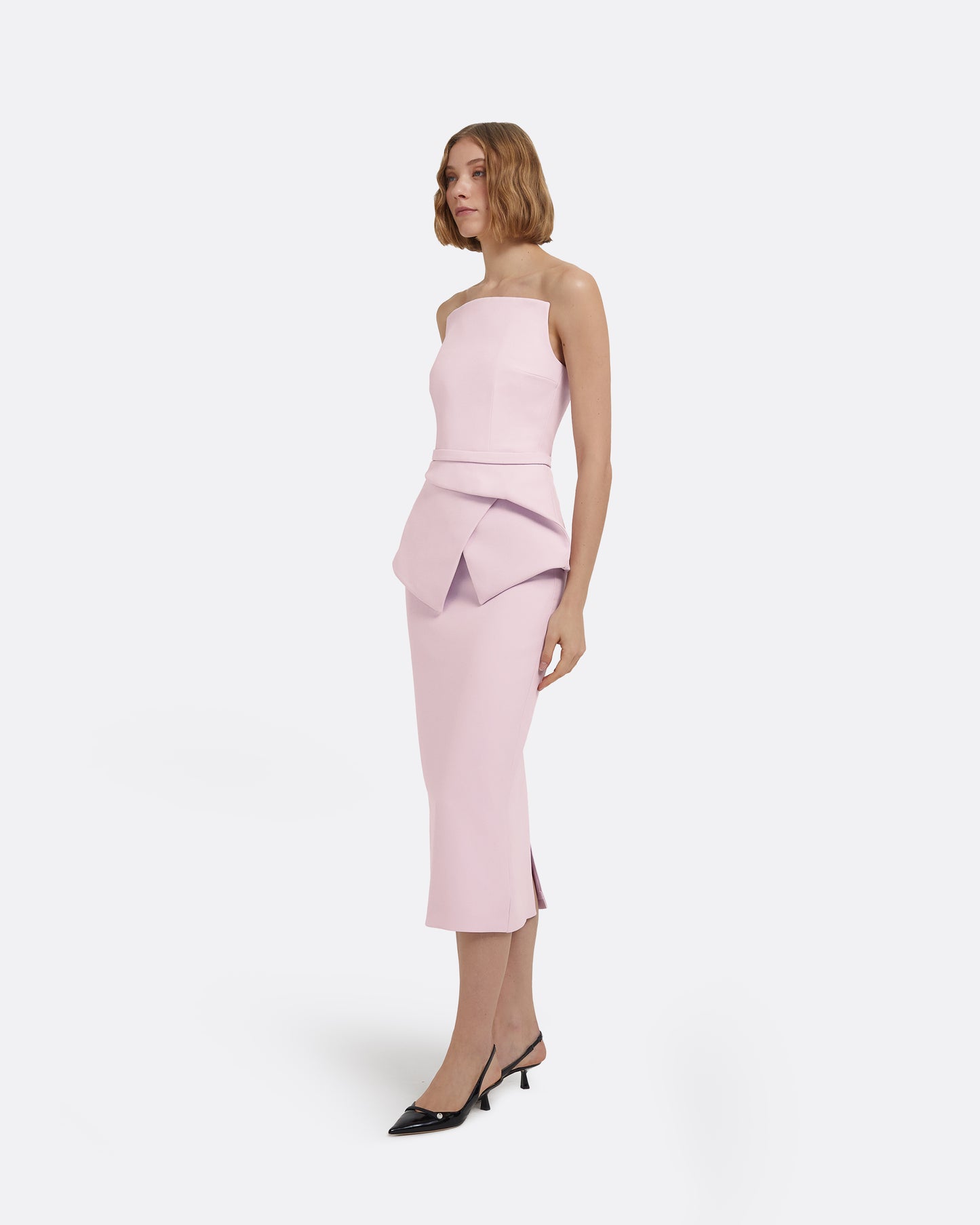 Pomona Midi Skirt in Lilac Snow