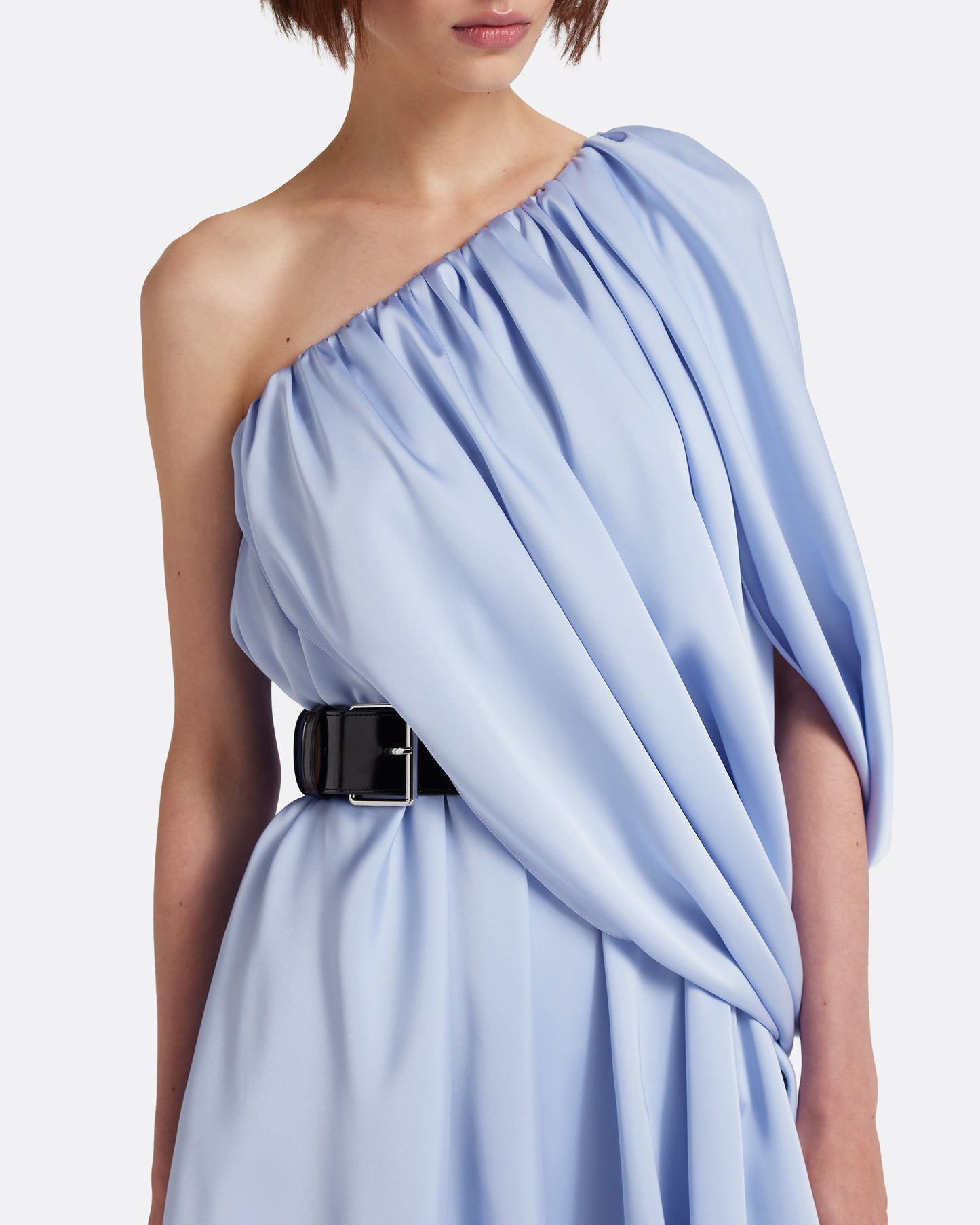 Flourine Mini Dress in Soft Sky