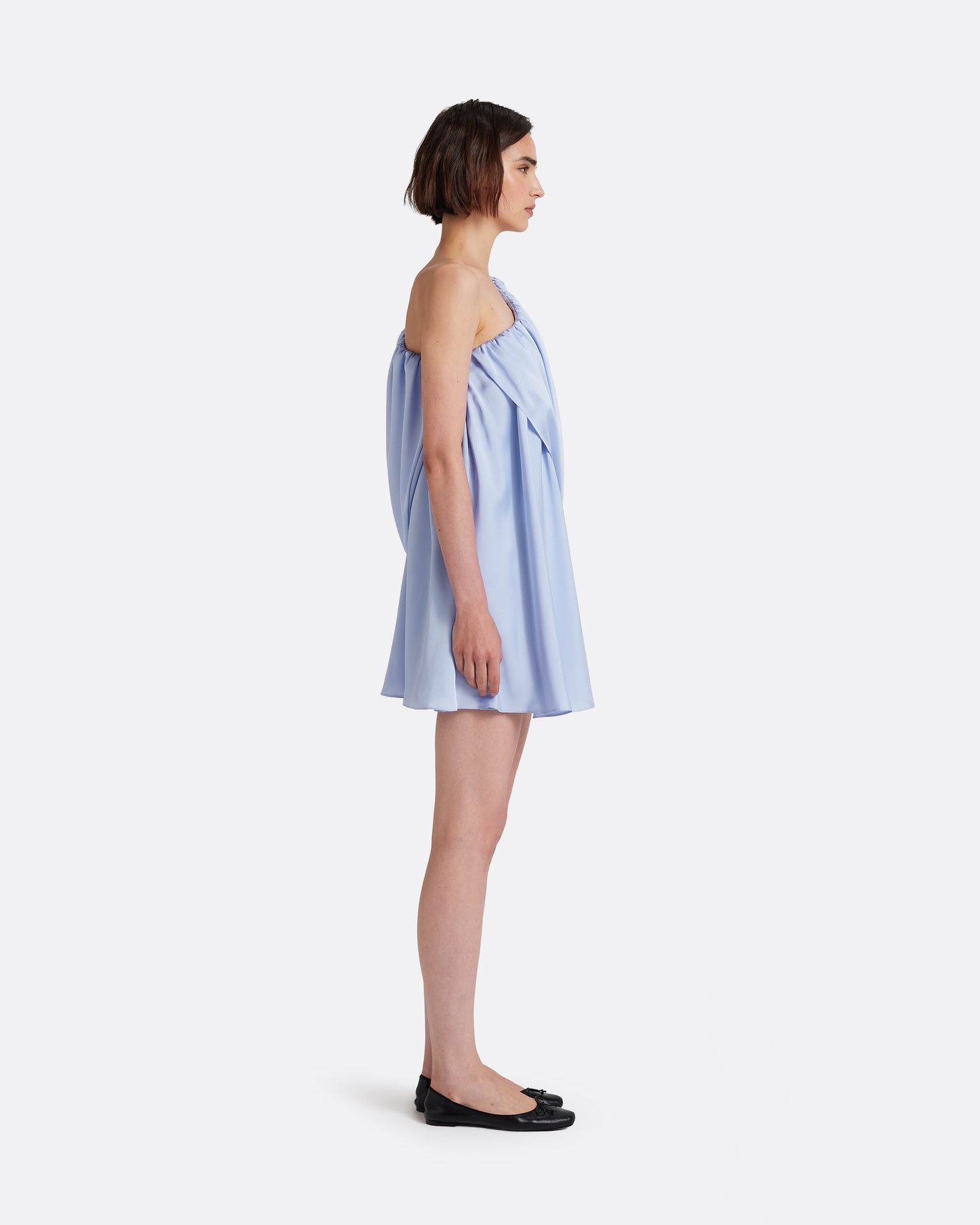 Flourine Mini Dress in Soft Sky