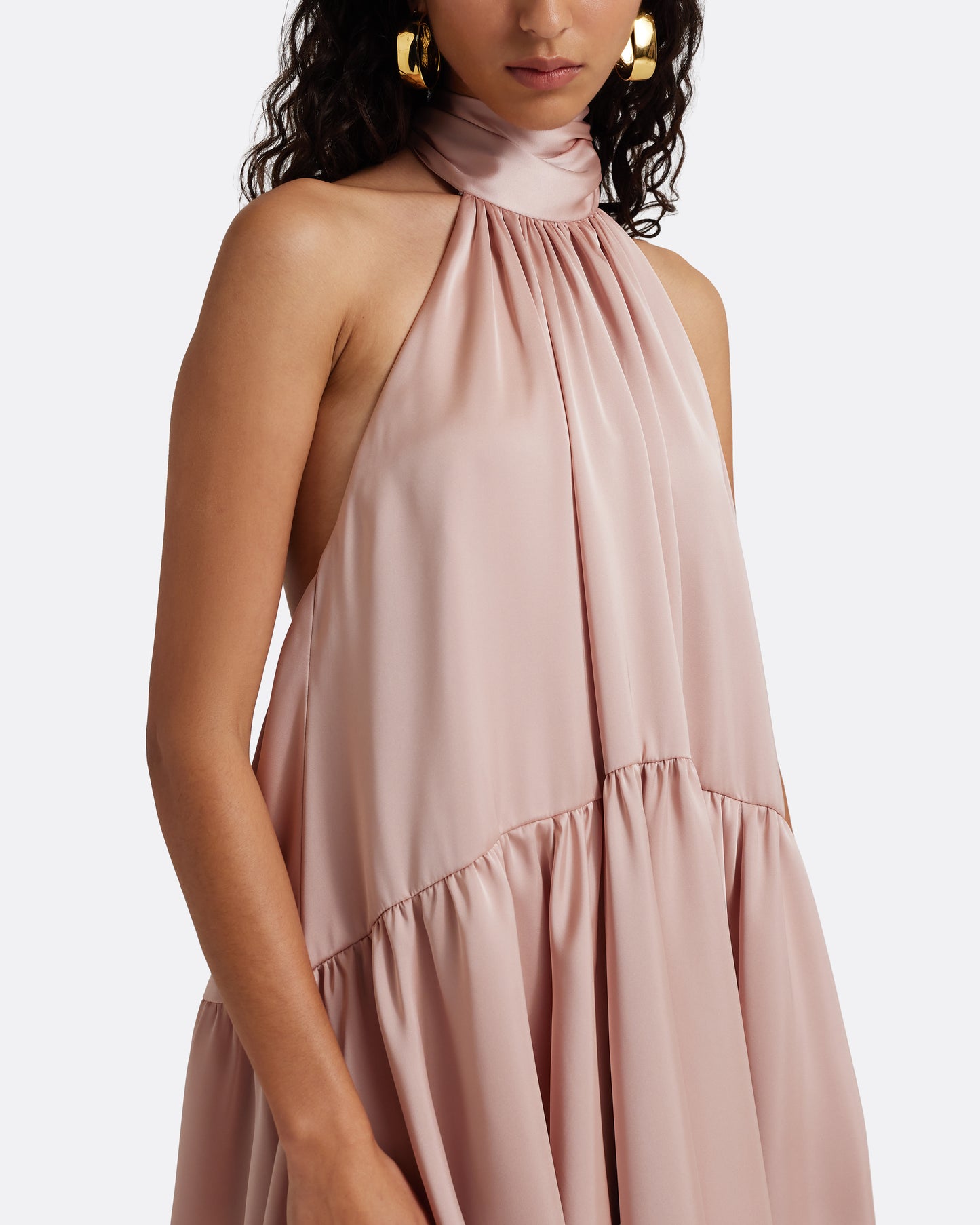 Zeila Mini Dress in Ballet Pink