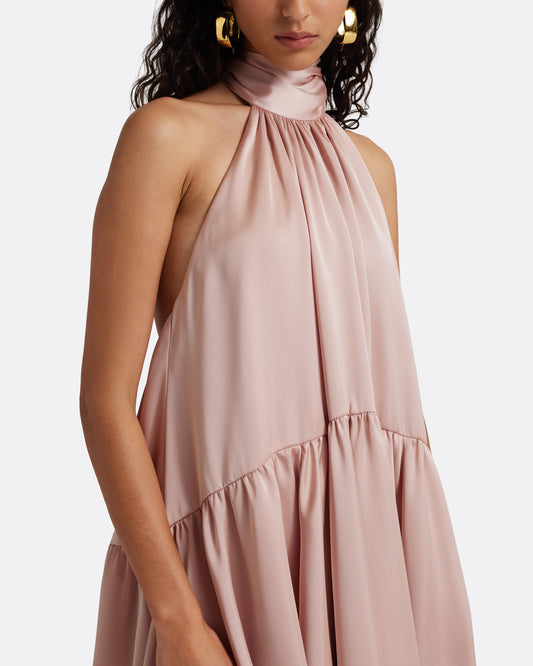 Zeila Mini Dress in Ballet Pink