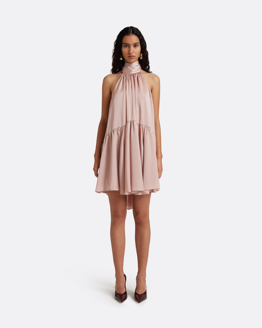 Zeila Mini Dress in Ballet Pink