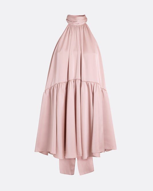 Zeila Mini Dress in Ballet Pink