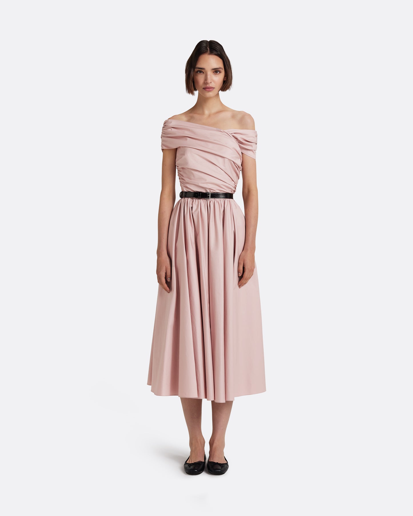 Appolline Midi Dress in Soft Pink