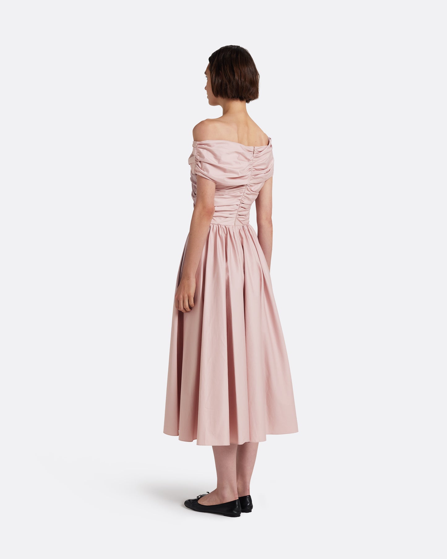 Appolline Midi Dress in Soft Pink