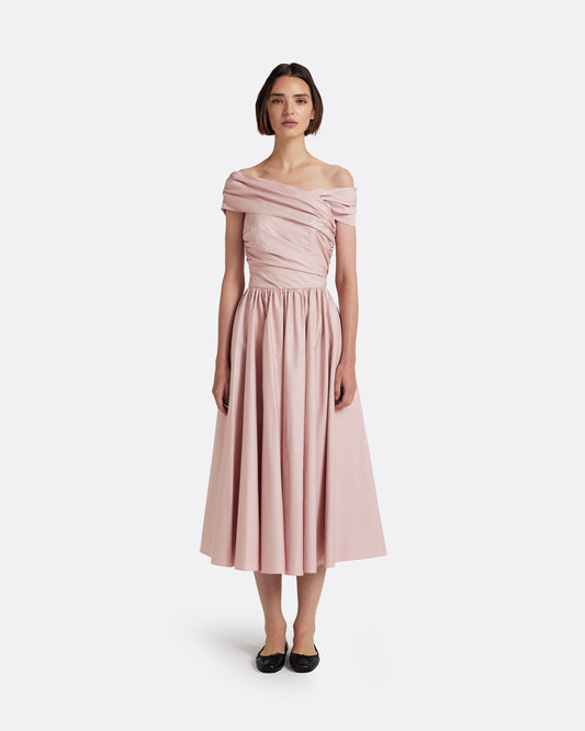 Appolline Midi Dress in Soft Pink