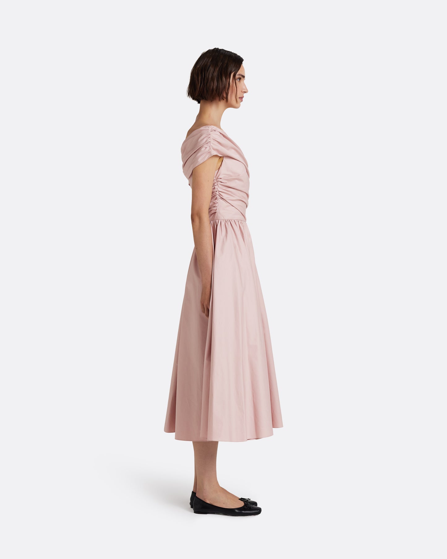 Appolline Midi Dress in Soft Pink