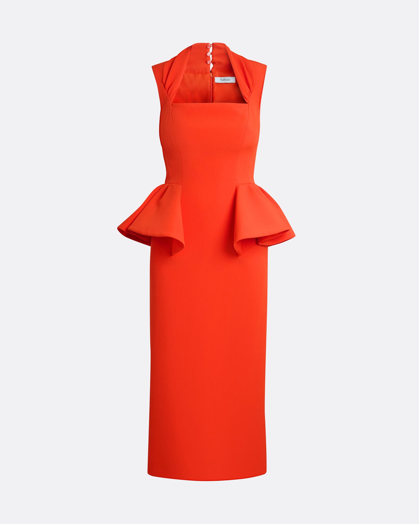 Milou Midi Dress in Apple Red