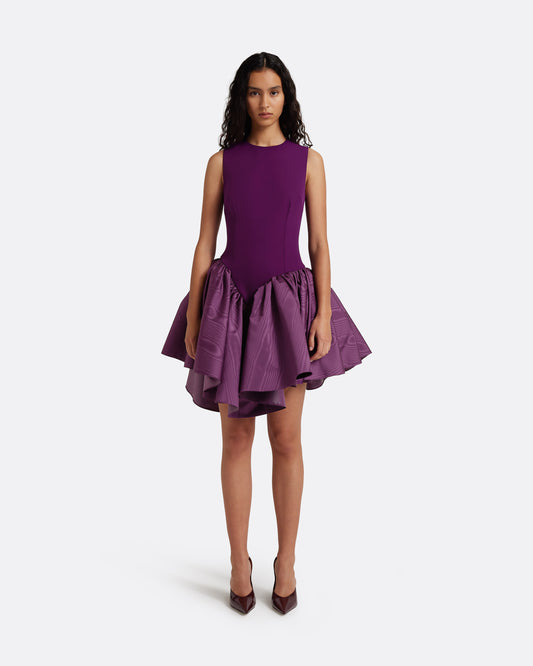 Camille Mini Dress in Currant